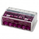 Clema infigere rapida 6 poli 0.5-2.5 mm2 mov Hellermann Tyton